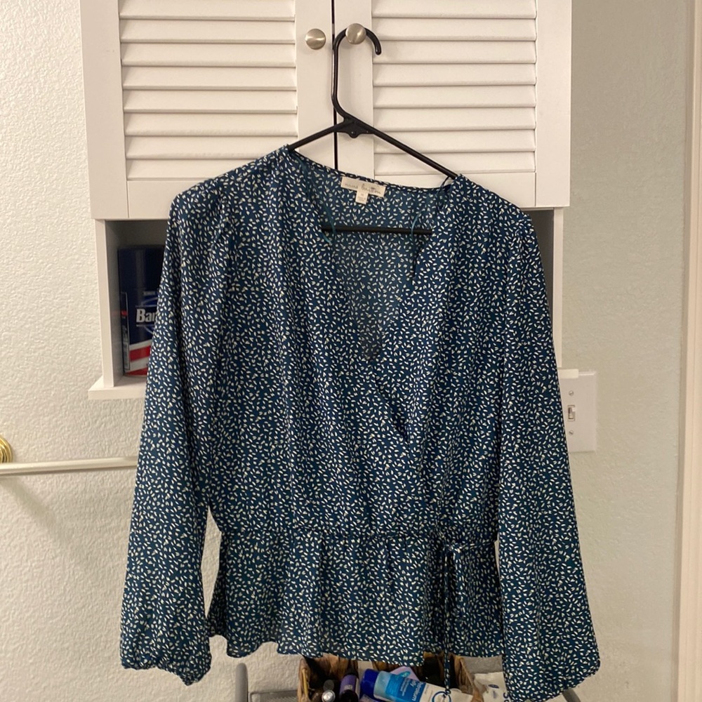 Green blouse